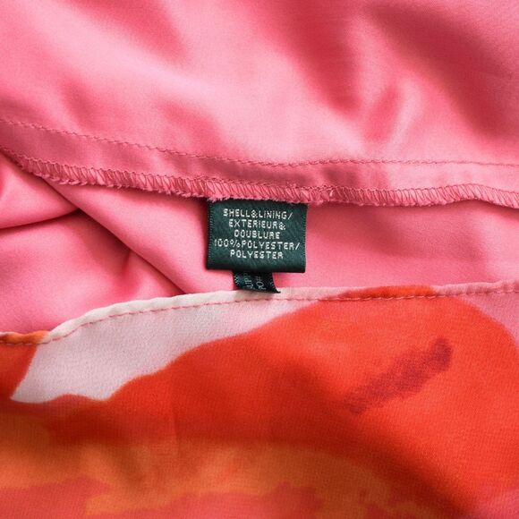 RALPH LAUREN Women's Strapless Floral Maxi Cocktail Dress Size 6 - Picture 7 of 9